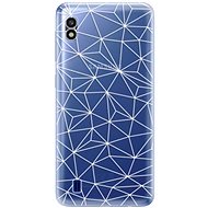 iSaprio Abstract Triangles 03 - White for Samsung Galaxy A10 - Phone Cover