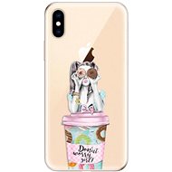 iSaprio Donut Worry for iPhone XS - Phone Cover