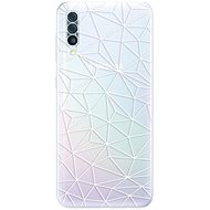 iSaprio Abstract Triangles 03 - White for Samsung Galaxy A50 - Phone Cover