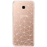iSaprio Abstract Triangles 03 - White for Samsung Galaxy J4+ - Phone Cover