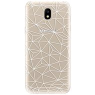 iSaprio Abstract Triangles 03 - White for Samsung Galaxy J5 (2017) - Phone Cover