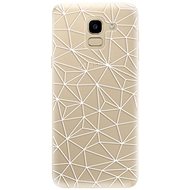 iSaprio Abstract Triangles 03 - White for Samsung Galaxy J6 - Phone Cover