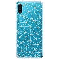 iSaprio Abstract Triangles 03 - White for Samsung Galaxy M11 - Phone Cover