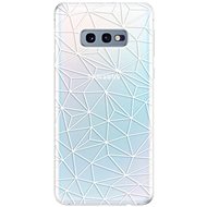 iSaprio Abstract Triangles 03 - White for Samsung Galaxy S10e - Phone Cover
