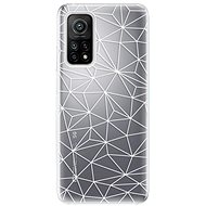 iSaprio Abstract Triangles 03 - White for Xiaomi Mi 10T/Mi 10T Pro - Phone Cover