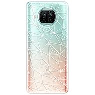 iSaprio Abstract Triangles 03 - White for Xiaomi Mi 10T Lite - Phone Cover