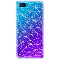 iSaprio Abstract Triangles 03 - White for Xiaomi Mi 8 Lite - Phone Cover