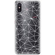 iSaprio Abstract Triangles 03 - White for Xiaomi Mi 8 Pro - Phone Cover