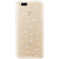 iSaprio Abstract Triangles 03 - White for Xiaomi Mi A1 - Phone Cover