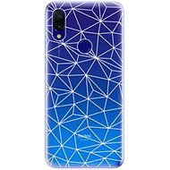 iSaprio Abstract Triangles 03 - White for Xiaomi Redmi 7 - Phone Cover