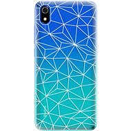 iSaprio Abstract Triangles 03 - White for Xiaomi Redmi 7A - Phone Cover