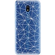 iSaprio Abstract Triangles 03 - White for Xiaomi Redmi 8A - Phone Cover