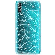 iSaprio Abstract Triangles 03 - White for Xiaomi Redmi 9A - Phone Cover
