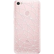 iSaprio Abstract Triangles 03 - White for Xiaomi Redmi Note 5A - Phone Cover