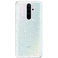 iSaprio Abstract Triangles 03 - White for Xiaomi Redmi Note 8 Pro - Phone Cover