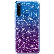 iSaprio Abstract Triangles 03 - White for Xiaomi Redmi Note 8T - Phone Cover