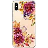 iSaprio Fall Flowers for iPhone XS - Phone Cover