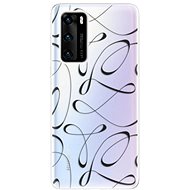iSaprio Fancy - Black for Huawei P40 - Phone Cover
