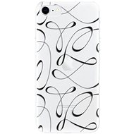 iSaprio Fancy - Black for iPhone SE 2020 - Phone Cover