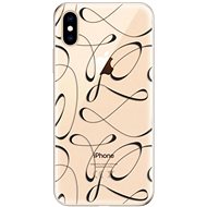 iSaprio Fancy - Black for iPhone XS - Phone Cover