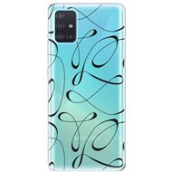 iSaprio Fancy - Black for Samsung Galaxy A51 - Phone Cover