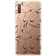 iSaprio Fancy - Black for Samsung Galaxy A7 (2018) - Phone Cover