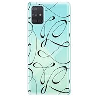 iSaprio Fancy for Samsung Galaxy A71, Black - Phone Cover