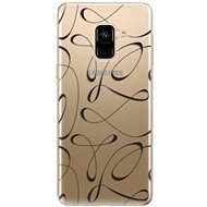 iSaprio Fancy - Black for Samsung Galaxy A8 2018 - Phone Cover