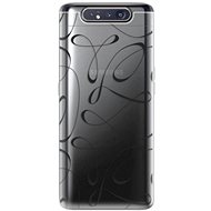 iSaprio Fancy - Black for Samsung Galaxy A80 - Phone Cover