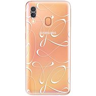 iSaprio Fancy - White for Samsung Galaxy A40 - Phone Cover