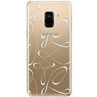 iSaprio Fancy - White for Samsung Galaxy A8 2018 - Phone Cover