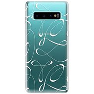 iSaprio Fancy - White for Samsung Galaxy S10 - Phone Cover