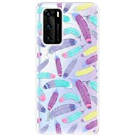 iSaprio Feather Pattern 01 for Huawei P40 - Phone Cover