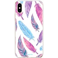 iSaprio Feather Pattern 10 for iPhone XS - Phone Cover