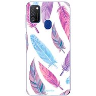 iSaprio Feather Pattern 10 for Samsung Galaxy M21 - Phone Cover