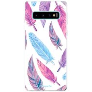 iSaprio Feather Pattern 10 for Samsung Galaxy S10 - Phone Cover