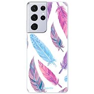 iSaprio Feather Pattern 10 for Samsung Galaxy S21 Ultra - Phone Cover