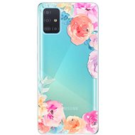 iSaprio Flower Brush for Samsung Galaxy A51 - Phone Cover