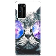 iSaprio Galaxy Cat for Huawei P40 - Phone Cover