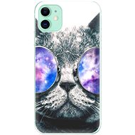 iSaprio Galaxy Cat for iPhone 11 - Phone Cover