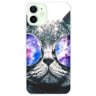 iSaprio Galaxy Cat for iPhone 12 mini - Phone Cover