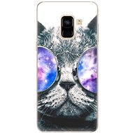 iSaprio Galaxy Cat for Samsung Galaxy A8 2018 - Phone Cover