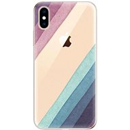 iSaprio Glitter Stripes 01 for iPhone XS - Phone Cover