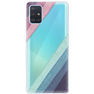 iSaprio Glitter Stripes 01 for Samsung Galaxy A51 - Phone Cover