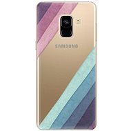 iSaprio Glitter Stripes 01 for Samsung Galaxy A8 2018 - Phone Cover