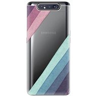 iSaprio Glitter Stripes 01 for Samsung Galaxy A80 - Phone Cover