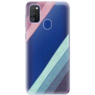 iSaprio Glitter Stripes 01 for Samsung Galaxy M21 - Phone Cover