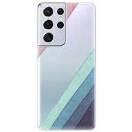 iSaprio Glitter Stripes 01 for Samsung Galaxy S21 Ultra - Phone Cover