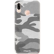 iSaprio Grey Camouflage 02 for Huawei P20 Lite - Phone Cover