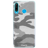 iSaprio Grey Camouflage 02 for Huawei P30 Lite - Phone Cover